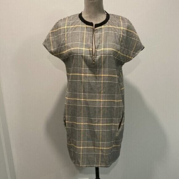 Zara Trafaluc Plaid Short Sleeve Dress​​​​​​ - Picture 13 of 14